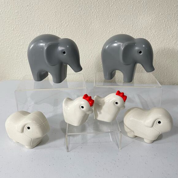 Vintage Little Tikes Noahs Ark Toddle Tots Toy Elephant Lamb Chicken Replacement - Picture 5 of 6